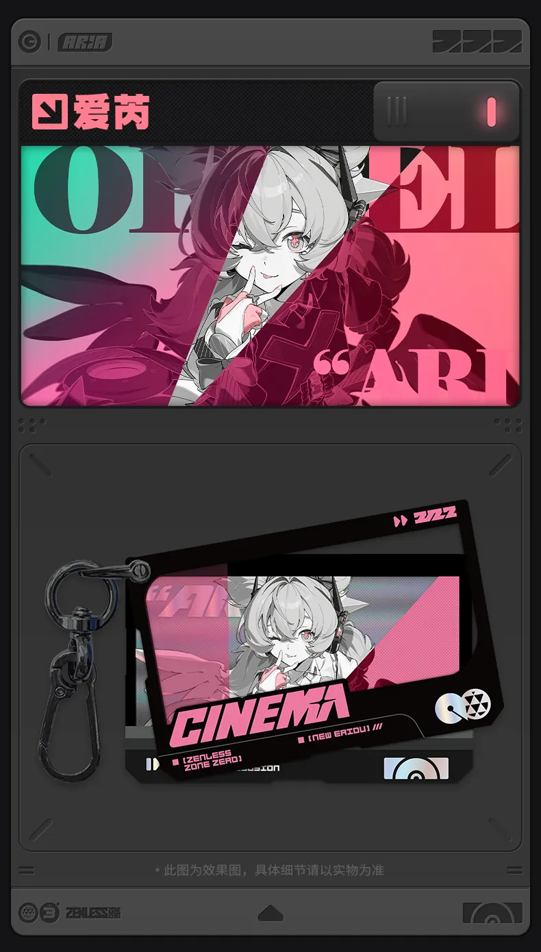 Zenless Zone Zero Mindscape Cinema Keychain – Angels of Delusion (Jun 2026)