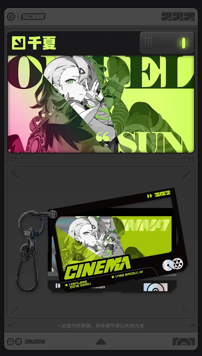 Zenless Zone Zero Mindscape Cinema Keychain – Angels of Delusion (Jun 2026)