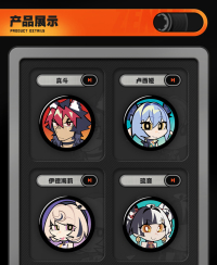 Agent Portrait Mini Badge Blind Box Vol. 6 (契合系列) (5)