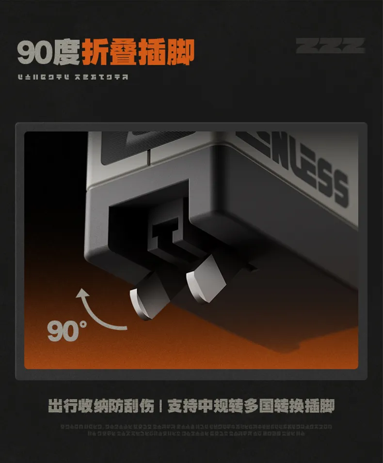 Zenless Zone Zero 140W GaN Three-Port Fast Charging Adapter | Zenlesszonezero.toys