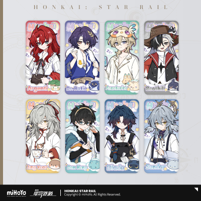 Tinplate Badge (男生宿舍系列) - Argenti, Dan Heng, Aventurine, Blade, Boothill, Dr. Ratio, Jing Yuan, Sunday