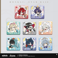 Chibi Square Badge (男生宿舍系列) - Argenti, Dan Heng, Aventurine, Blade, Boothill, Dr. Ratio, Jing Yuan, Sunday
