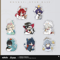 Mini Acrylic Stand (男生宿舍系列) - Argenti, Dan Heng, Aventurine, Blade, Boothill, Dr. Ratio, Jing Yuan, Sunday