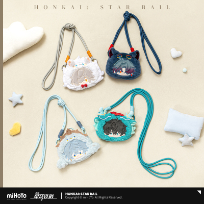 Boys' Dorm Chibi Series Plush Coin Purse - Dan Heng, Blade, Jing Yuan, Sunday