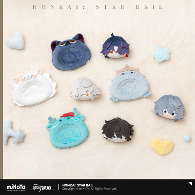 Boys' Dorm Chibi Series Plush Badge - Dan Heng, Blade, Jing Yuan, Sunday