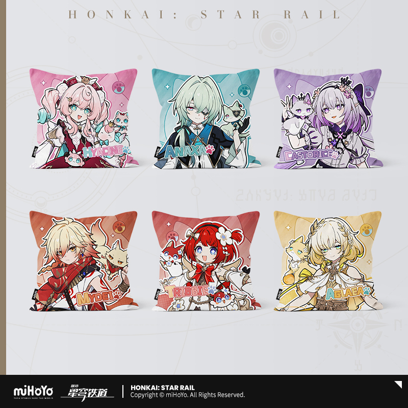 Kitty Series Square Pillow