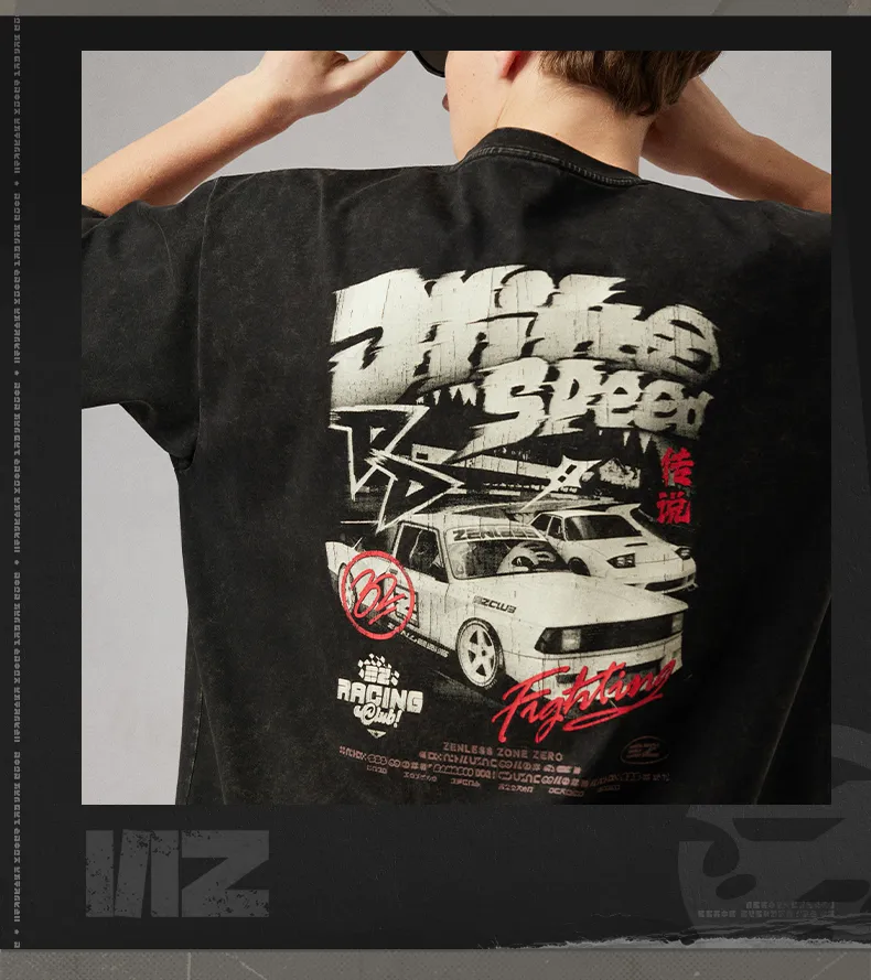 Zenless Zone Zero 3Z STUDIO 2026 SS Bangboo Drift Speed T-shirt | zenlesszonezero.toys