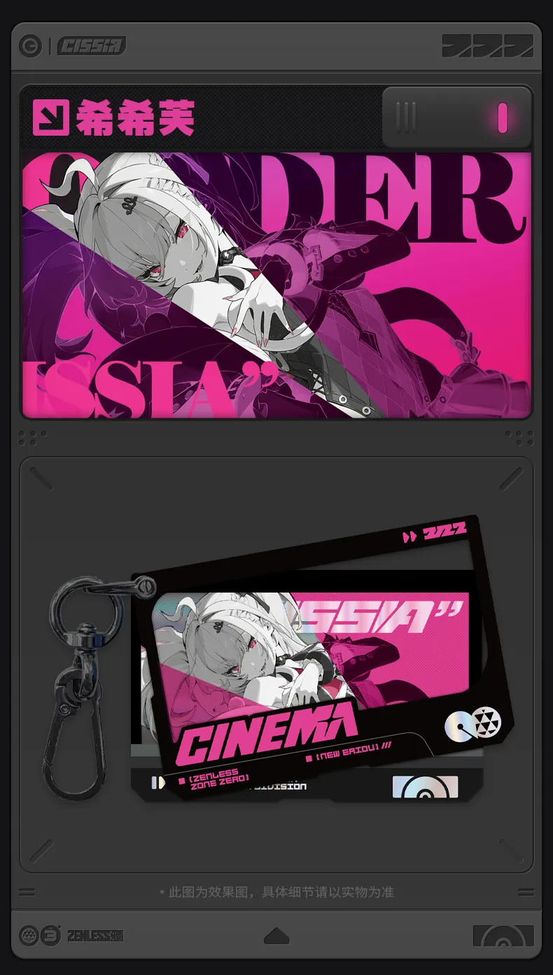 Zenless Zone Zero Mindscape Cinema Keychain – Metropolitan Order Division (July 2026)