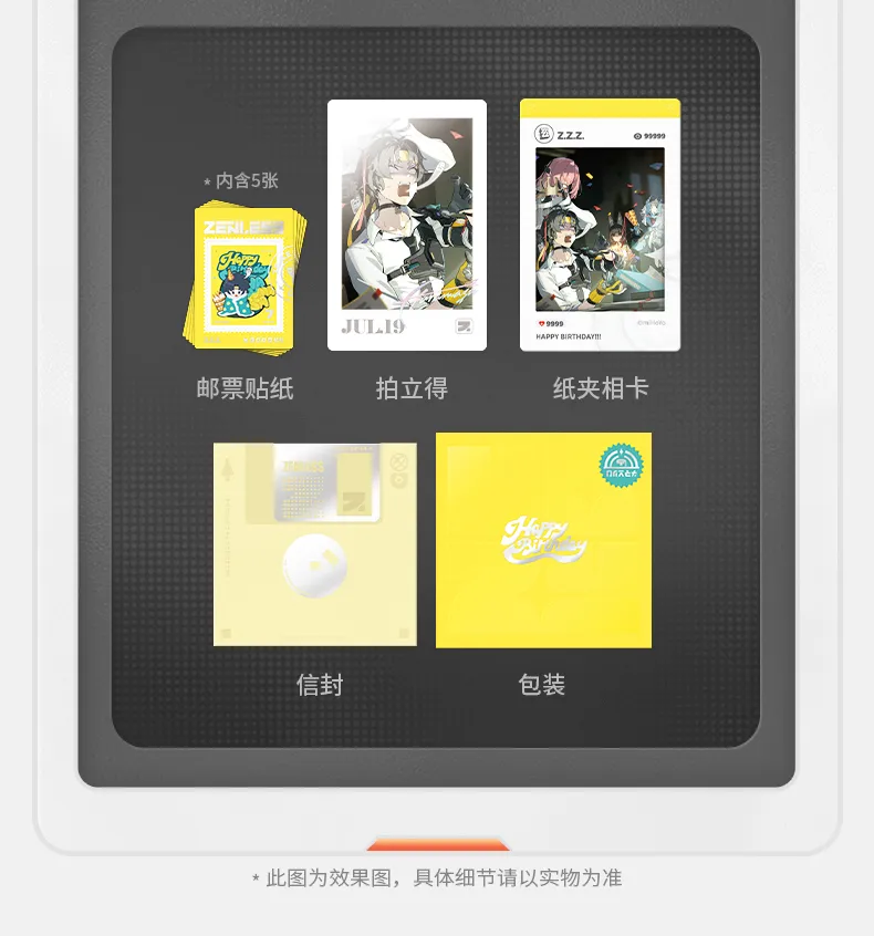 Zenless Zone Zero Character Birthday Gift Set Vol. 7 (July 2026)