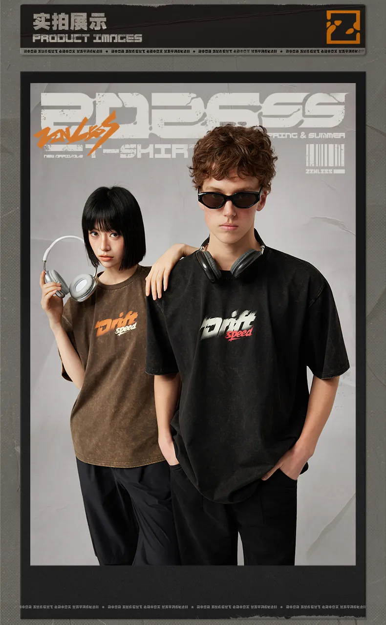 Zenless Zone Zero 3Z STUDIO 2026 SS Bangboo Drift Speed T-shirt | zenlesszonezero.toys