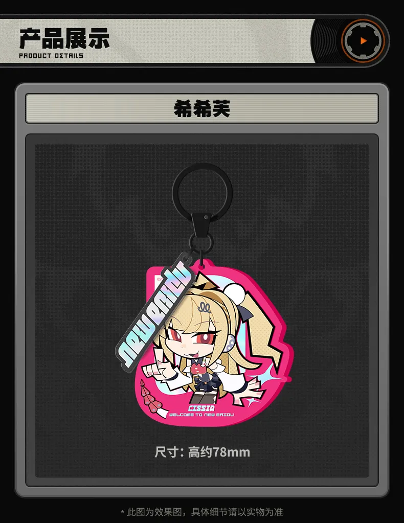 Zenless Zone Zero Ridu Series Metropolitan Order Division Chibi Keychain (July 2026)