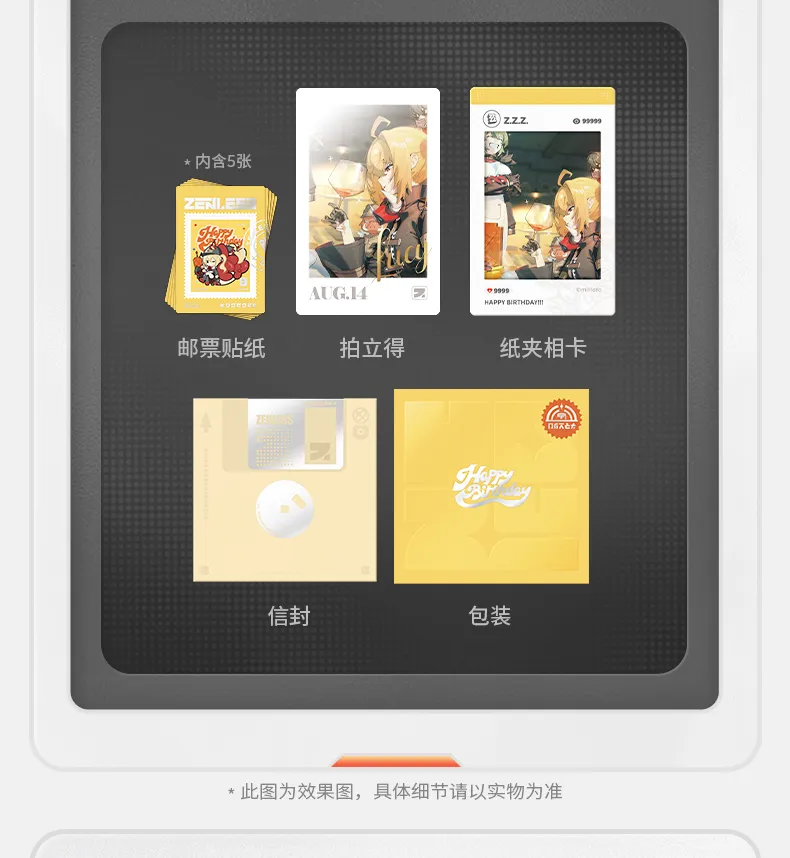 Zenless Zone Zero Character Birthday Gift Set Vol. 7 (July 2026)