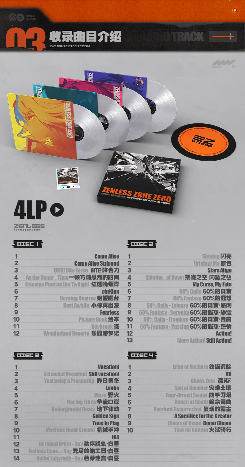 ZZZ Hyper Commission Original Sound Track Game Limited Edition Record Gift Box (Oct 2026)
