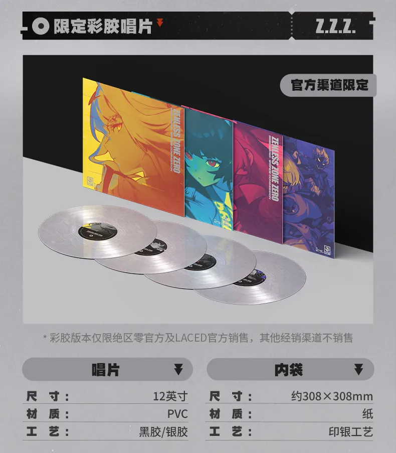 ZZZ Hyper Commission Original Sound Track Game Limited Edition Record Gift Box (Oct 2026)