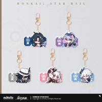 Pom-Pom Gallery Series Acrylic Keychain (2)