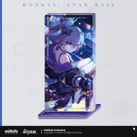 Light Cone Series Flowing Glitter Acrylic Stand - Welcome to the Cosmic City, Rise and Sing, A Star That Lights the Night, Dazzled by a Flowery World, Summer Rides the Surf, When She Decided to See (5)