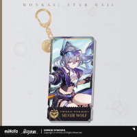 Character Portrait Series Acrylic Keychain (Elation) - Evanescia, Aventurine · Waveflair, Sparxie, Trailblazer, Yao Guang (5)