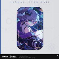 Light Cone Series Tinplate Badge - Welcome to the Cosmic City, Rise and Sing, A Star That Lights the Night, Dazzled by a Flowery World, Summer Rides the Surf, When She Decided to See (5)