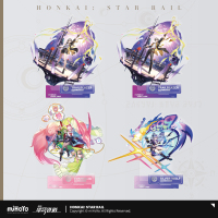 Character Portrait Series Acrylic Stand (Elation) - Evanescia, Aventurine · Waveflair, Sparxie, Trailblazer, Yao Guang (3)