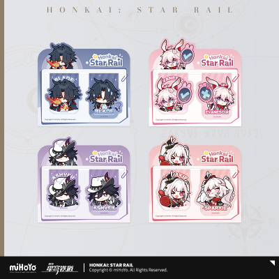 Pom-Pom Gallery Series Magnetic Bookmark Set