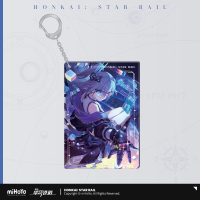 Light Cone Series Acrylic Keychain - Welcome to the Cosmic City, Rise and Sing, A Star That Lights the Night, Dazzled by a Flowery World, Summer Rides the Surf, When She Decided to See (5)