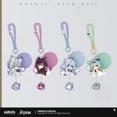 Chibi Acrylic Keychain (女生宿舍系列)