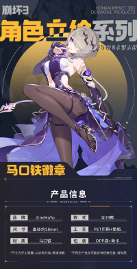 Tinplate Badge (第二部角色立绘系列) (7)