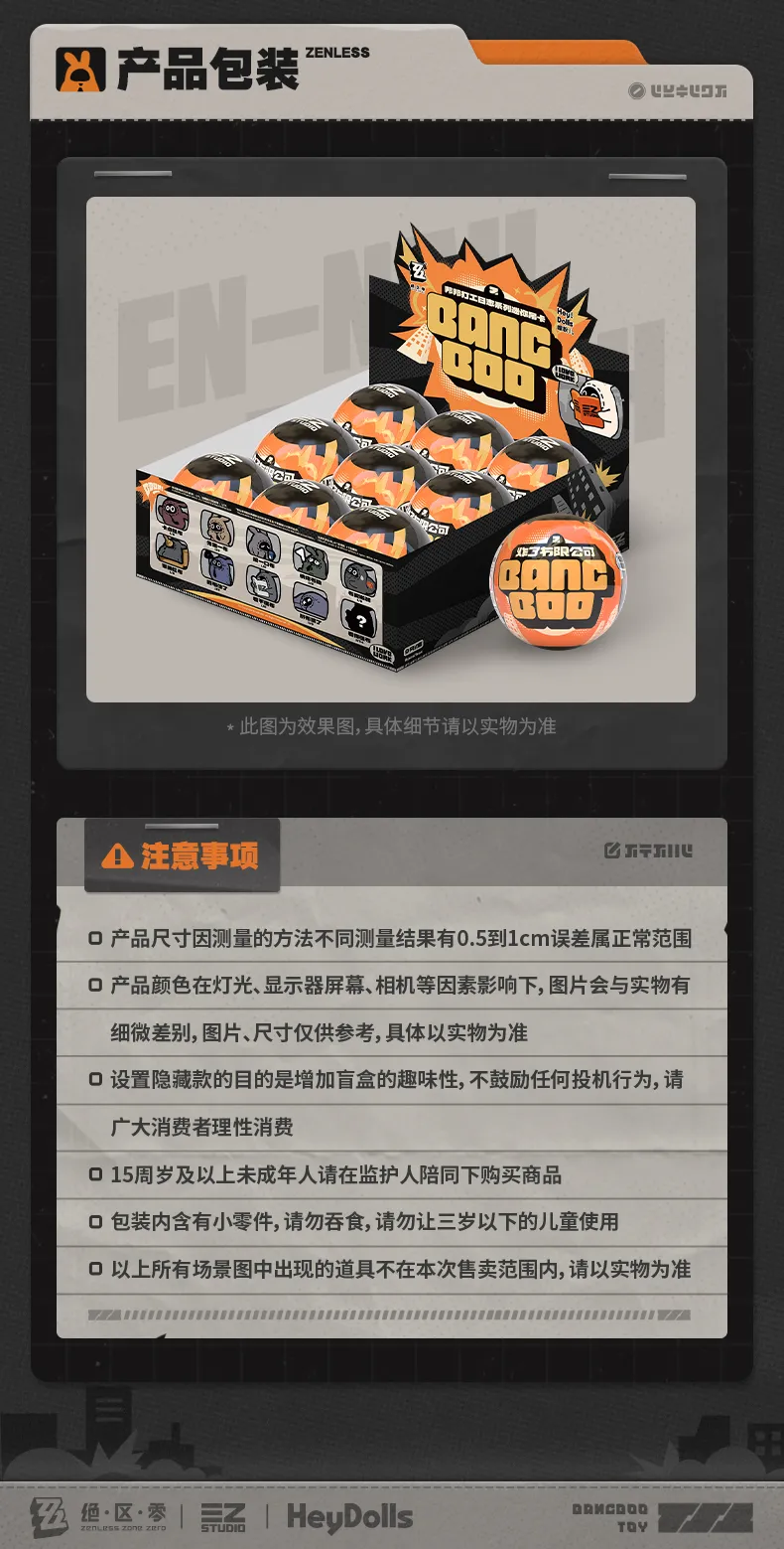 Zenless Zone Zero Bangboo Work Diary Mini Carded Figure