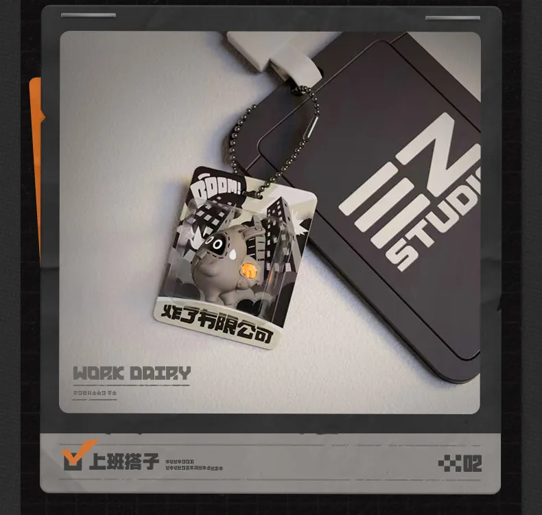 Zenless Zone Zero Bangboo Work Diary Mini Carded Figure