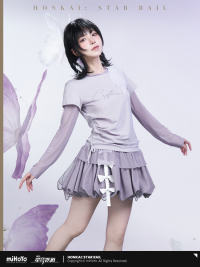 Castorice-themed Impression Series Layered-Look T-Shirt (4)