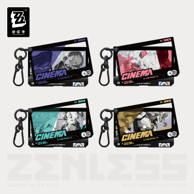 Double-Sided Acrylic Charm (Cinema Series) (Krampus Compliance Authority)