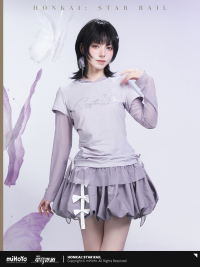 Castorice-themed Impression Series Layered-Look T-Shirt (5)