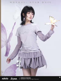 Castorice-themed Impression Series Layered-Look T-Shirt (6)