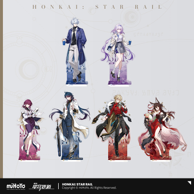 Express Travelogue Series Acrylic Stand - Aventurine, Blade, Castorice, Fugue, Kafka, Phainon