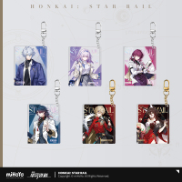 Express Travelogue Series Acrylic Keychain - Aventurine, Blade, Castorice, Fugue, Kafka, Phainon