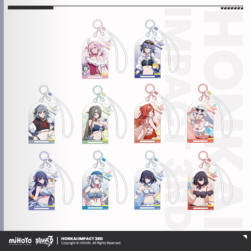 Acrylic Keychain Vol. 6 (悠游夏日系列)