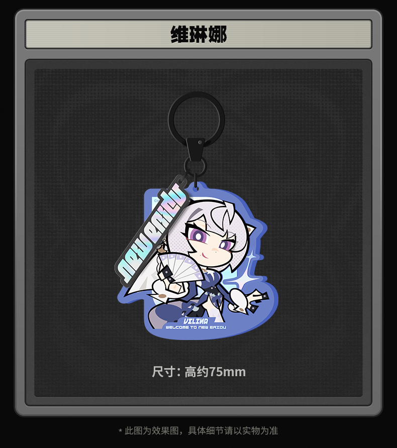[Pre-order] Zenless Zone Zero Ridu Series External Strategy Department Chibi Keychain (Nov 2026) - Image 3 | zenlesszonezero.toys