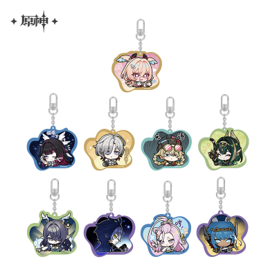 Chibi Emoticon Series Acrylic Keychain (Nod-Krai)