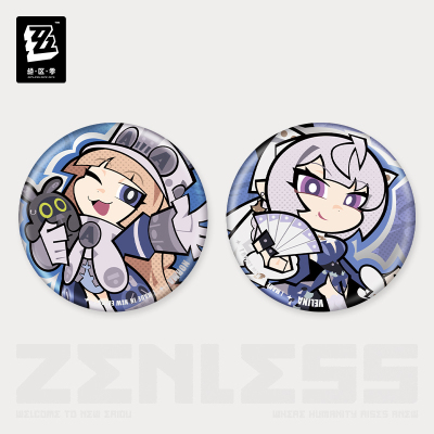 Chibi Tinplate Badge (丽都系列) (External Strategy Department)