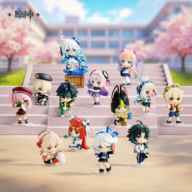 Genshin Impact Chibi Series Figure POP MART (学院光影诗)