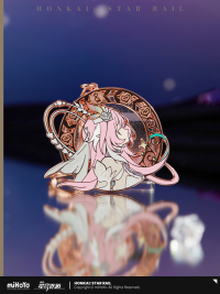 Cyrene-themed Impression Series Flowing Glitter Metal Keychain (4)