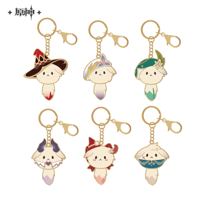 Dodoco Metal Keychain (茶会伙伴)