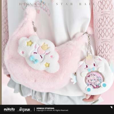 Hyacine-themed Impression Series Plush Crossbody Bag