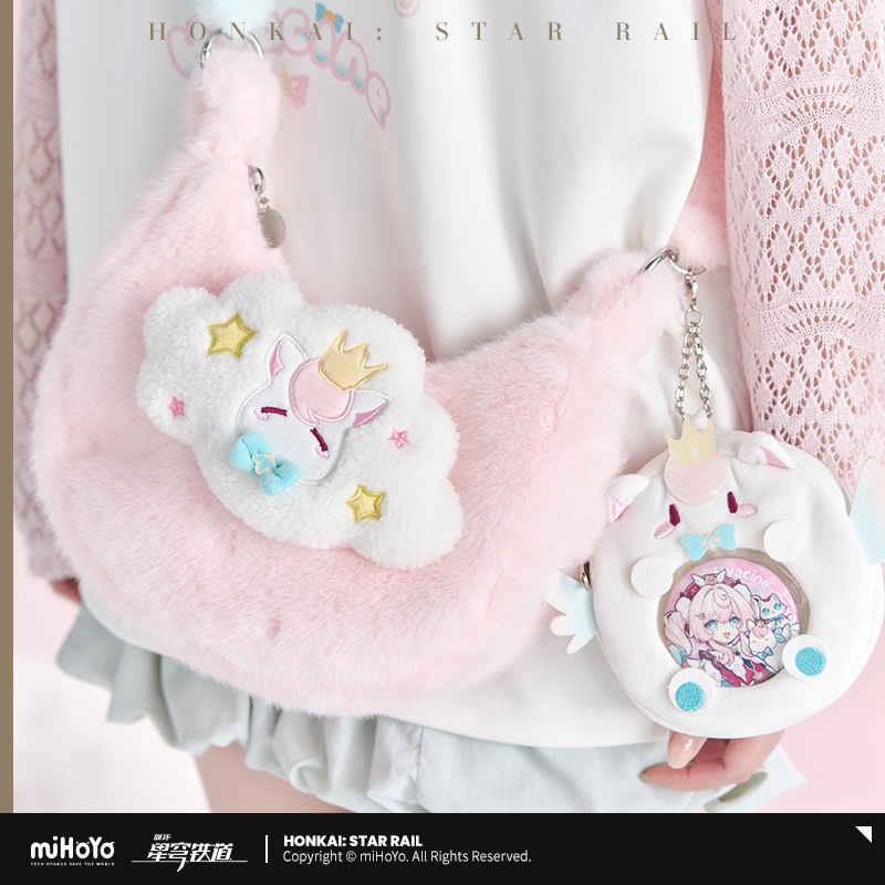 Hyacine-themed Impression Series Plush Crossbody Bag