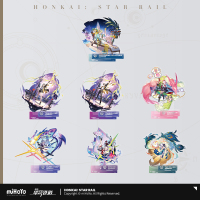 Character Portrait Series Acrylic Stand (Elation) - Evanescia, Aventurine · Waveflair, Sparxie, Trailblazer, Yao Guang (6)