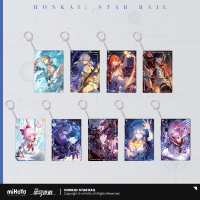 Light Cone Series Acrylic Keychain - Welcome to the Cosmic City, Rise and Sing, A Star That Lights the Night, Dazzled by a Flowery World, Summer Rides the Surf, When She Decided to See (6)