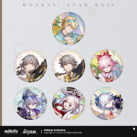Character Portrait Series Tinplate Badge (Elation) - Evanescia, Aventurine · Waveflair, Sparxie, Trailblazer, Yao Guang (6)