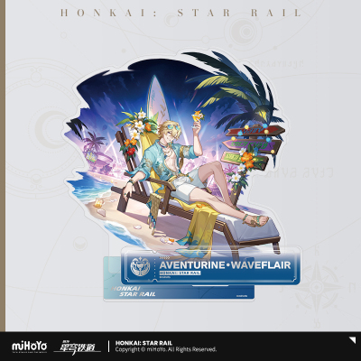 Character Portrait Series Acrylic Stand (Elation) - Evanescia, Aventurine · Waveflair, Sparxie, Trailblazer, Yao Guang