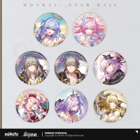 Character Portrait Series Tinplate Badge (Remembrance) - Hyacine, Robin · Summeretto, Aglaea, Castorice, Cyrene, Evernight, Trailblazer (6)