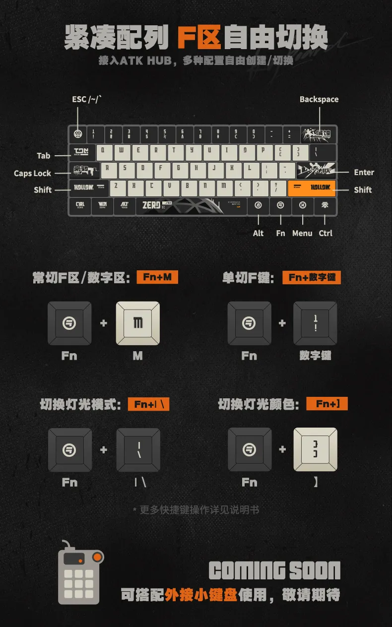 Zenless Zone Zero Tidal Noise Tri-Mode Mechanical Keyboard | zenlesszonezero.toys